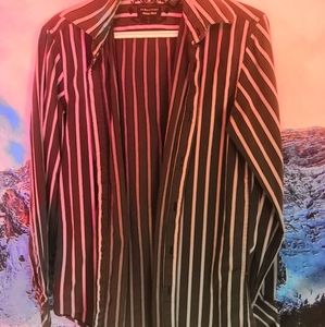 Structure Long Sleeve Button Down Shirt